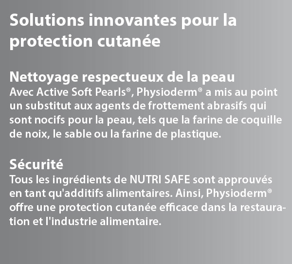 Solutions innovantes pour la protection cutanée • Physioderm